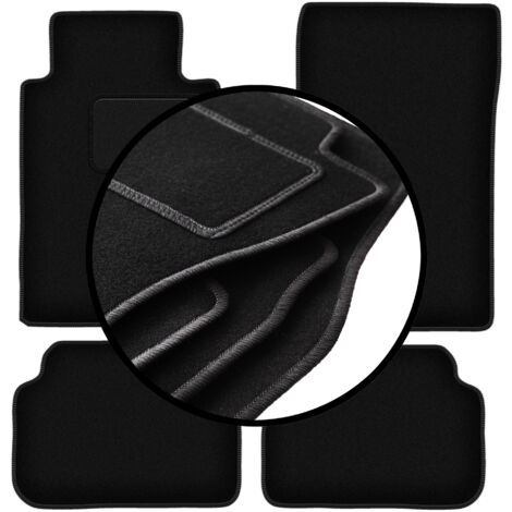 Juego completo de alfombrillas de terciopelo para: Mercedes E W124 coupé (1984-1997)
