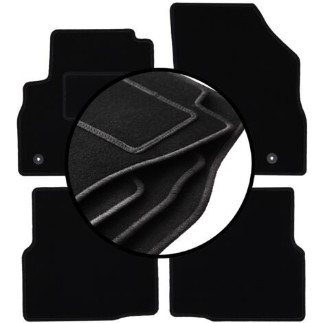 Juego completo de alfombrillas de terciopelo para: Opel Astra K sedán, hatchback, station wagon (2015-)