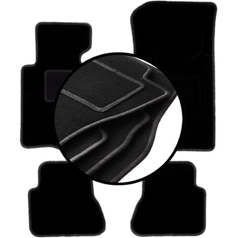 Juego completo de alfombrillas de velour para: BMW 3 E46 Cabrio (2000-2007)