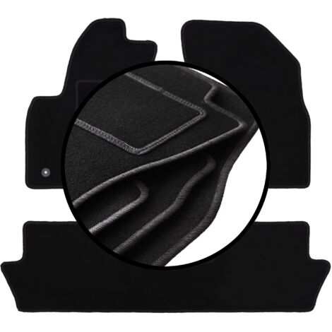 Juego completo de alfombrillas de velour para: Citroën C4 Picasso I monovolumen (2006-2013)