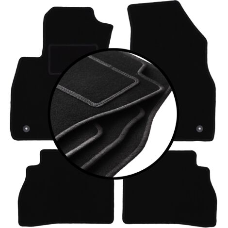 Juego completo de alfombrillas de velour para: Fiat Doblo II 0 (2009-2020)