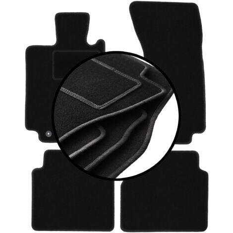 Juego completo de alfombrillas de velour para: Mercedes S W220 4Matic largo (1998-2005)