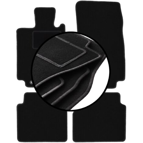 Juego completo de alfombrillas de velour para: Mercedes S W220 largo (1998-2005)