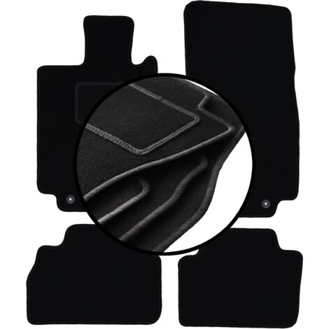 Juego completo de alfombrillas de velour para: Mercedes S W220 sedán corto (1998-2005)
