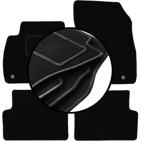 Juego completo de alfombrillas de velour para: Opel Zafira C monovolumen (2012-2018)