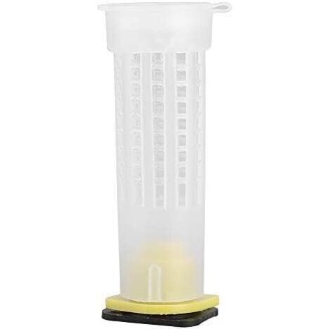 Juego Cría de Abejas Reina Apicultura Cría Copa Kit de Abeja Reina Las jaulas de Rodillos Apicultura Cría de la Jaula de la Abeja Reina Rodillo Jaula Herramienta Cría Apicultor 10 PCS