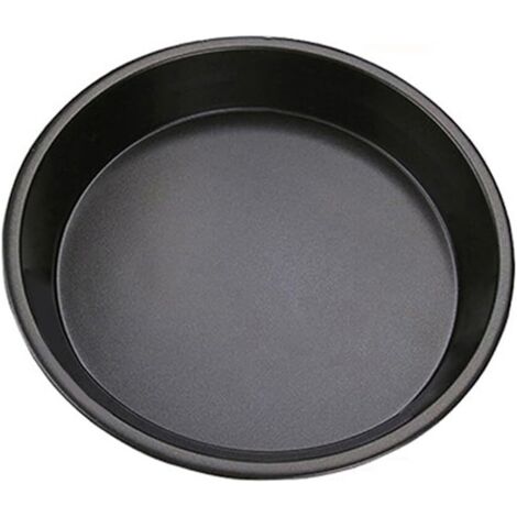 Juego de 1 molde para tarta, 22 cm de diámetro, molde para quiche, molde redondo de acero al carbono para tarta, molde para pizza para postres, quiches, pasteles y repostería.