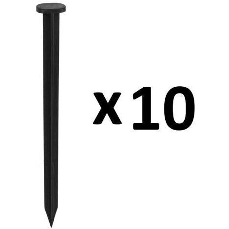 Juego de 10 estacas de bordes de jardín