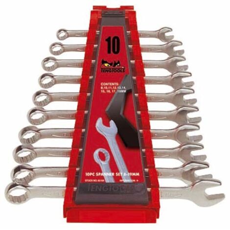 Juego de 10 llaves combinadas 6510A TENGTOOLS