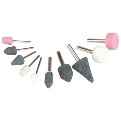 Juego de 10 muelas con fijación para mangos de 3mm y 6mm AIRCRAFT