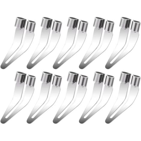 Juego de 10 puntas lisas para herramientas de soldadura de plástico, para dobleces de 45 grados, soldaduras por puntos y herramientas de reparación.