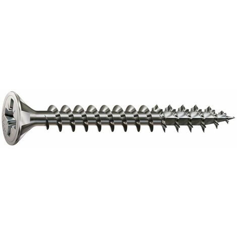 Juego de 10 tornillos de acero inoxidable, accionamiento Torx, 6X100 mm SPAX