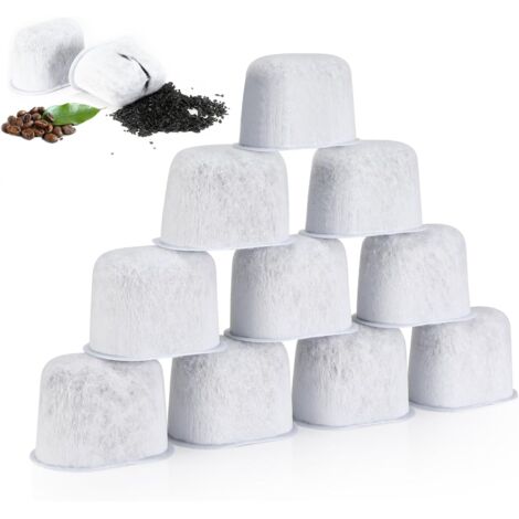 Juego de 12 filtros de agua para cafeteras, filtro de agua de carbón activado, filtro de agua de repuesto para cafeteras Ninja Barista Express y Keurig.