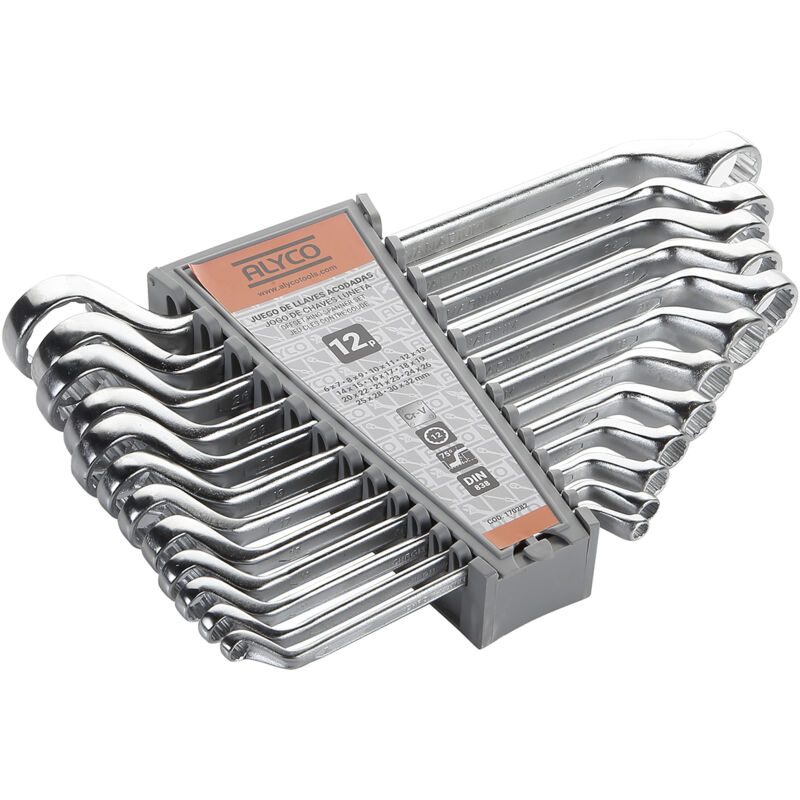 Juego 12 Llavesacod 6x7-30x32 Alyco orange Alyco