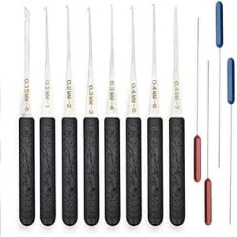 Juego de 12 piezas para mangos de llaves rotos, herramientas de extracción, rompedores de llaves, llaves de coches eléctricos, plata universal