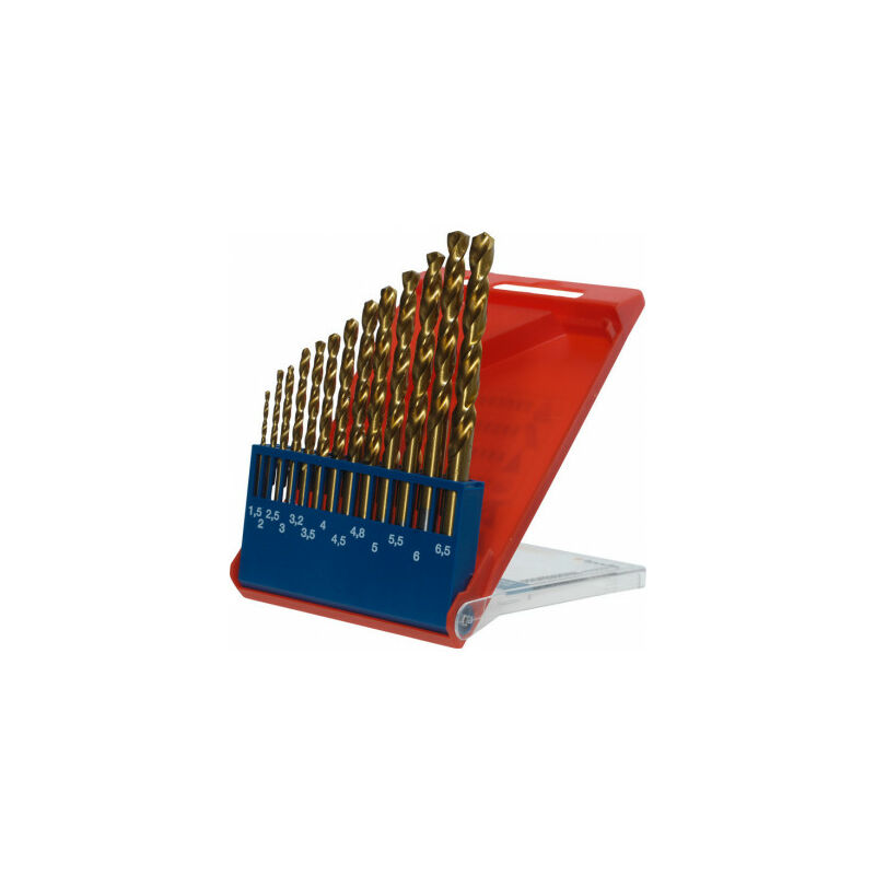 

Juego de 13 brocas titanio HSS-G TIN KWB