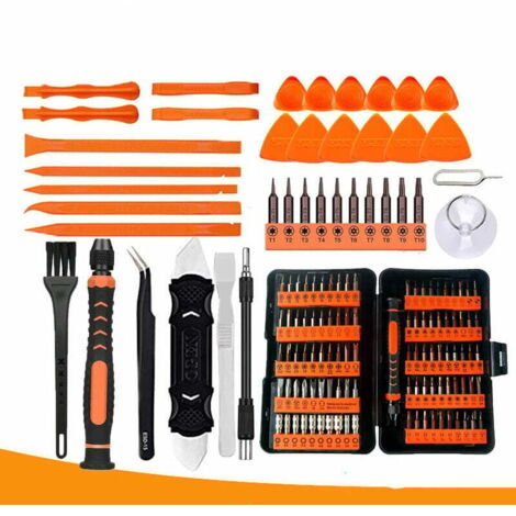 Juego de 130 destornilladores de precisión, juego de herramientas con Torx T1 T2 T3 T4 T5, T6 T7 T8 T9 T10 T15 T20, Star P2/P5/P6, para iPhone