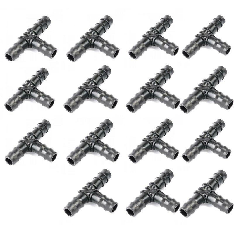 

Juego de 15 conectores en T para manguera de 16 mm