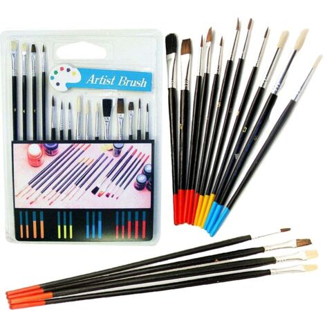 Juego de 15 pinceles artísticos