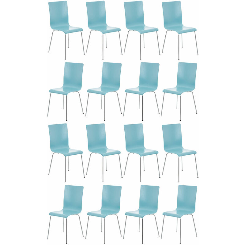 

Juego de 16 Sillas de Espera Pepe Azul claro
