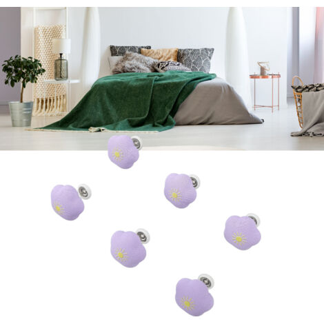 Juego de 16 sujetadores decorativos para edredones y mantas de algodón y plástico  Tamaño: 3 cm, evitan que se resbalen  Flor extraíble  Colores surtidos
