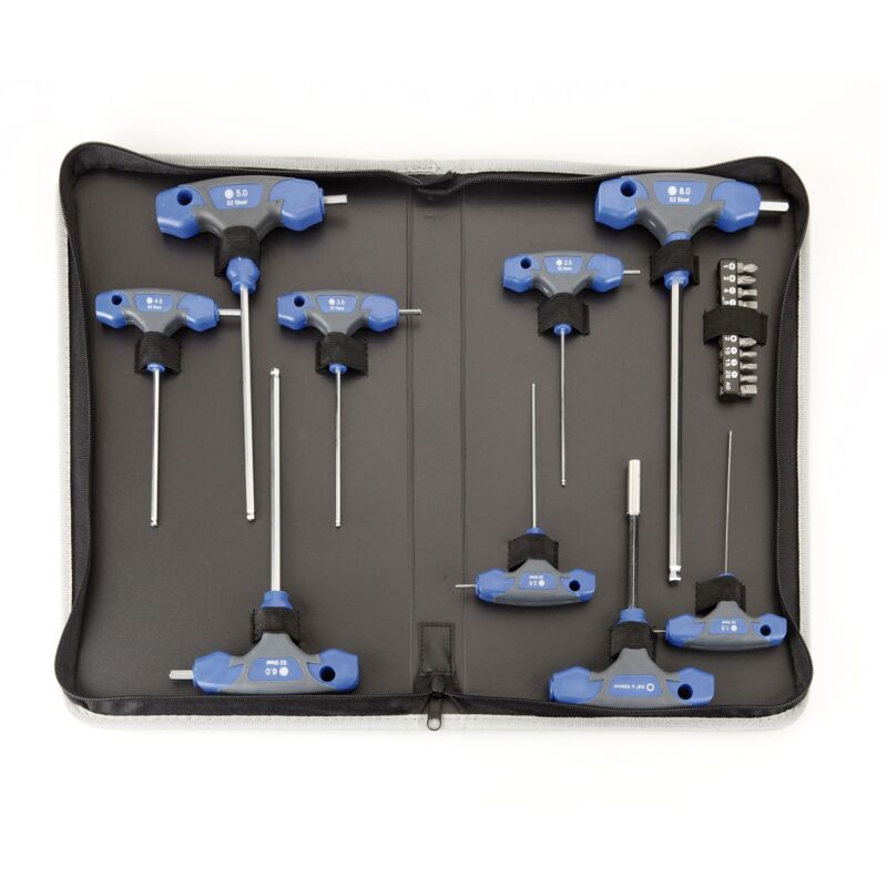 Juego 20 piezas Mangos en t+ 10 puntas Alyco