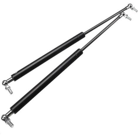 Juego de 2 amortiguadores de gas de 600 mm y 300 N con soporte para capó, maletero y portón trasero de coche, barco o caravana.