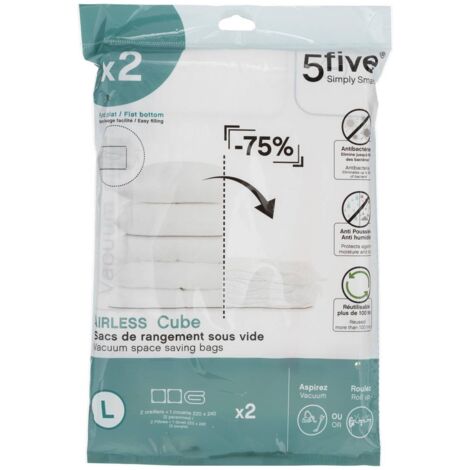 Juego de 2 bolsas de compresor air-cube - 5five