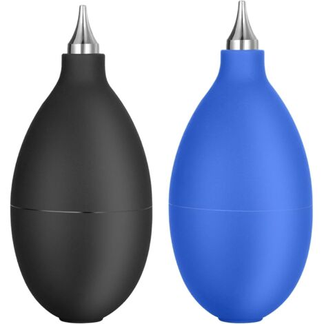 Juego de 2 bombas de bola para audífonos, bomba de bola apretable, plumero con forma de oreja, filtro de limpieza, soplador, limpiador de polvo, plumero para audífonos