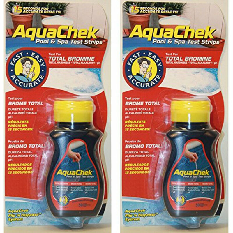 

Juego de 2 botellas de 4 en 1 probador br+ph+alca+th - Aquachek