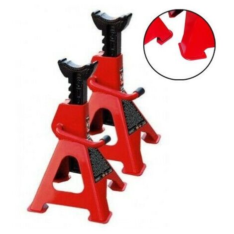 JUEGO DE 2 CABALLETES/BORRIQUETAS APTO PARA 3 TONELADAS