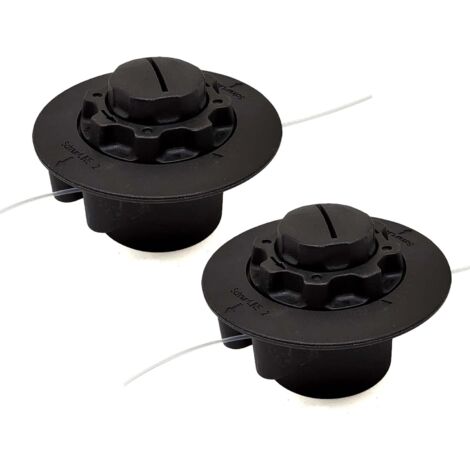 Juego de 2 cabezales de desbrozadora, carretes de hilo, para Stihl AUTOCUT C6-2, C5-2, 5-2 para VIKING TE600 TE700 TE1000 FS38 FS40 FS45 FS50 FSE60 FSE81 4006 710 2105/4006 7105/44 006 7006 10 2126
