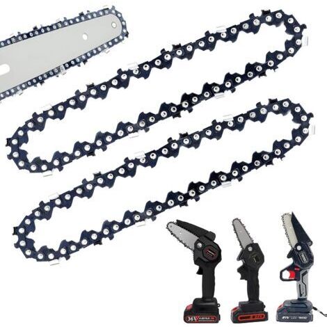 Juego de 2 cadenas de repuesto de 4 pulgadas – Compatibles con Stihl GTA 26 – Dientes afilados para un corte eficiente – Para mini motosierras eléctricas