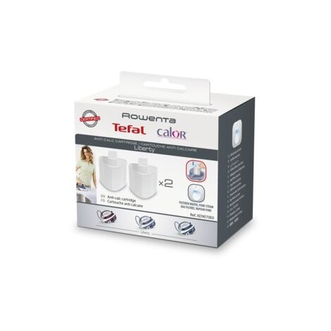 CALOR Juego de 2 cartuchos antical para generador de vapor TEFAL XD9070E0