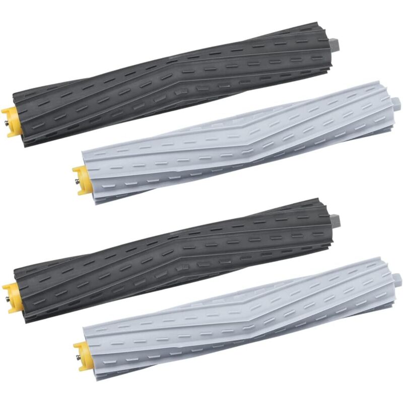 Juego de 2 cepillos de goma para robots aspiradores de las series iRobot 800 y 900, cepillo giratorio de repuesto para Roomba 850 860 861 866 870 880