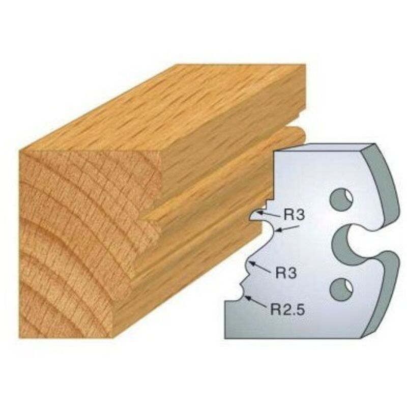 Juegos de 2 ferros Classic PERFIL N°213 Alto. 50 Piezas. 5,5 mm