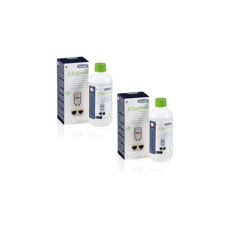 Juego de 2 - Descalcificador 500ml ECODECALK Cafetera, Espresso 5513291781 5513296041 DELONGHI