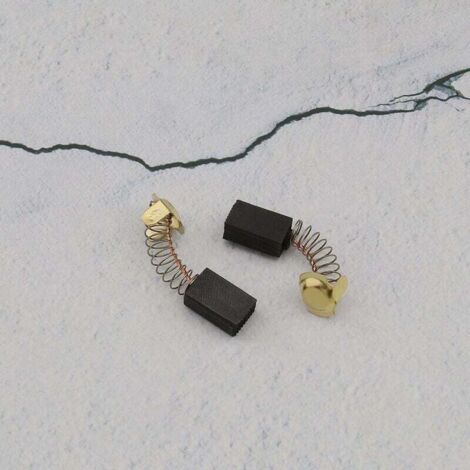 Juego de 2 escobillas de carbón 7x11x18 mm para cortacésped