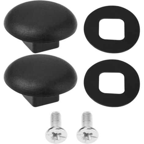 Juego de 2 fijaciones para ventanillas de coche con tornillos 2839777 857379 Compatible con Citroën Berlingo y Peugeot