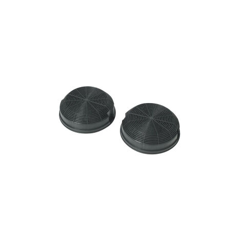 Juego de 2 filtros de carbón compatibles con WHIRLPOOL 481248048212 Type47 AMC023 - Diámetro: 153 mm - Para campana extractora