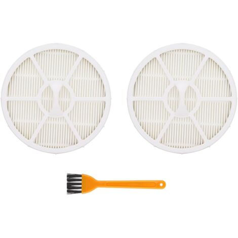 Juego de 2 filtros de repuesto compatibles con aspiradoras Kärcher VC3 (1.198-125.0, 2.863-238.0). Incluye 2 filtros HEPA y 1 cepillo de limpieza.