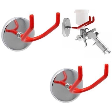 Juego de 2 Ganchos / soportes magneticos para pistolas de aire e impacto