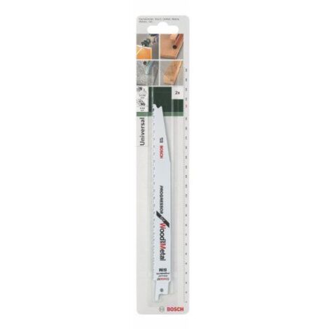 Juego de 2 hojas de corte multimaterial BOSCH S3456xf para sierra de sable o sierra de mano BOSCH