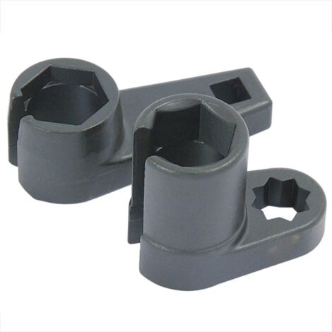 JUEGO DE 2 LLAVES DE VASO PARA SONDA LAMBDA OXIGENO 22mm (7/8")