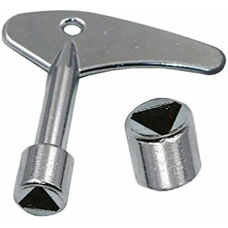 Juego de 2 llaves triangulares de 9 mm con interruptor de llave triangular para ascensores de gas y eléctricos de emergencia.