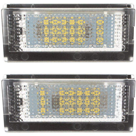 Juego de 2 luces de matr铆cula LED para BMW 3 E46 98-05