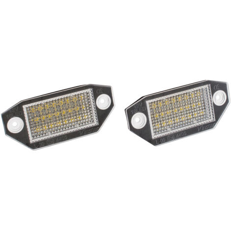 Juego de 2 luces de matr铆cula LED para Ford Mondeo Mk3 III 00-07