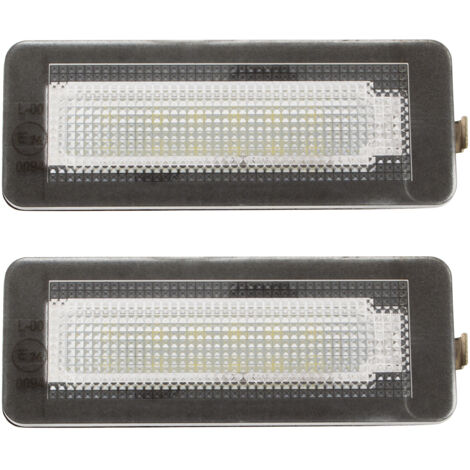 Juego de 2 luces de matr铆cula LED para Smart Fortwo W450 W451 W453