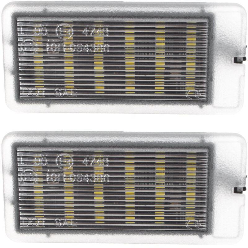 Juego de 2 luces LED para interior/guantera/maletero de Nissan Juke, Leaf, Murano, Rogue y Versa