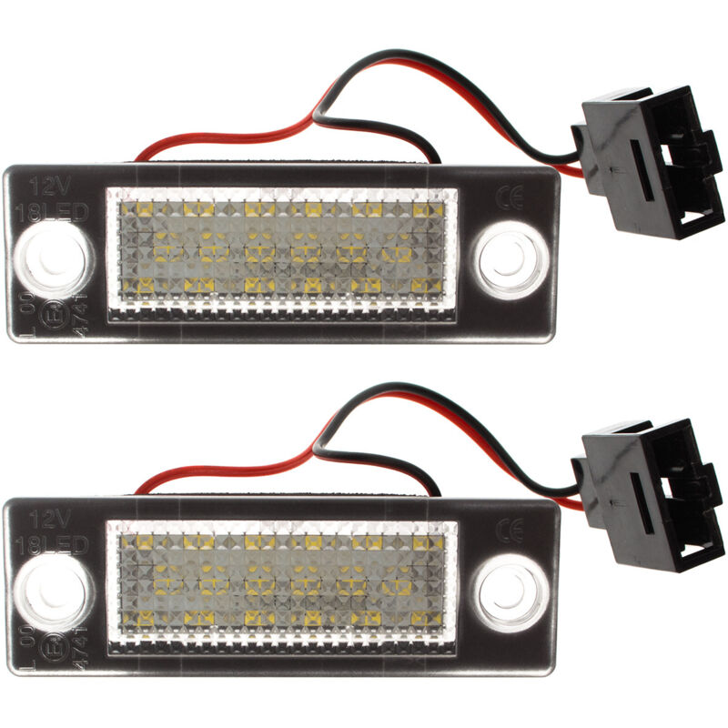 Juego de 2 luces LED para matr铆cula de Ford Galaxy, Seat Alhambra y VW Sharan